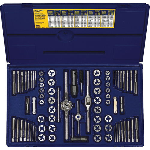 Tap & Hex Die Set, 76 Pieces NTL Industrial