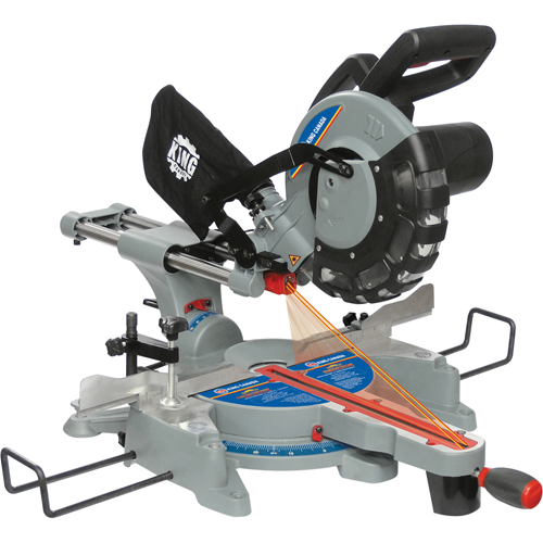10" Sliding Compound Mitre Saws With Laser, 10", 15 A, 120 V NTL Industrial