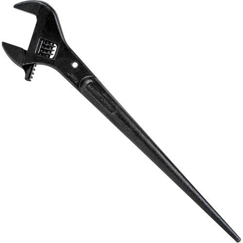 Cl&eacute; &agrave; m&acirc;choires r&eacute;glable, 16" lo, la max. 1-5/8", Oxyde noir NTL Industrial