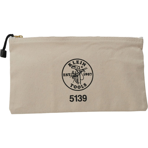 Pochette pour outils avec fermeture &agrave; glissi&egrave;re, Toile, 1 pochettes, Beige NTL Industrial