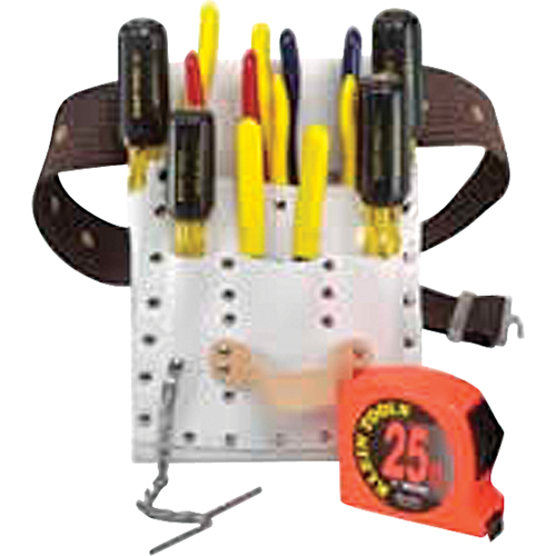 ENS OUTILS ELECTRICIEN A/POCHETTE CEINTURE, Cuir, Blanc NTL Industrial