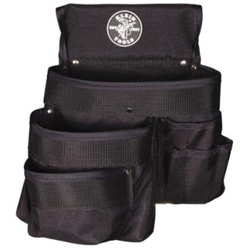 Pochette &agrave; outils &agrave; 9 poches s&eacute;rie PowerLine, 1000 Denier Cordura&reg;, Noir NTL Industrial