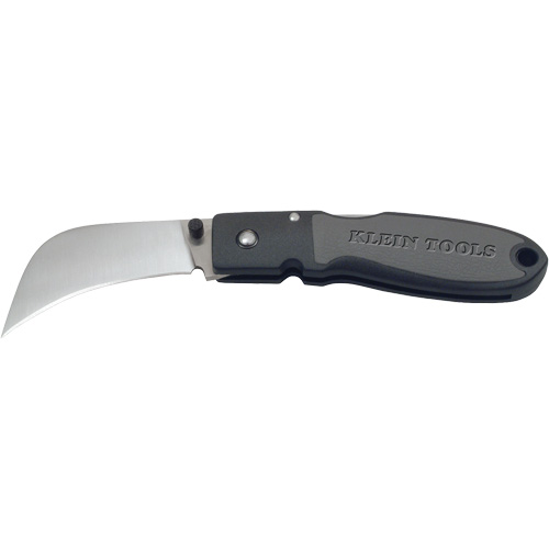 Lockback Knife with Hawkbill Blade, 2-5/8" Blade, Stainless Steel Blade, Nylon Resin Handle NTL Industrial