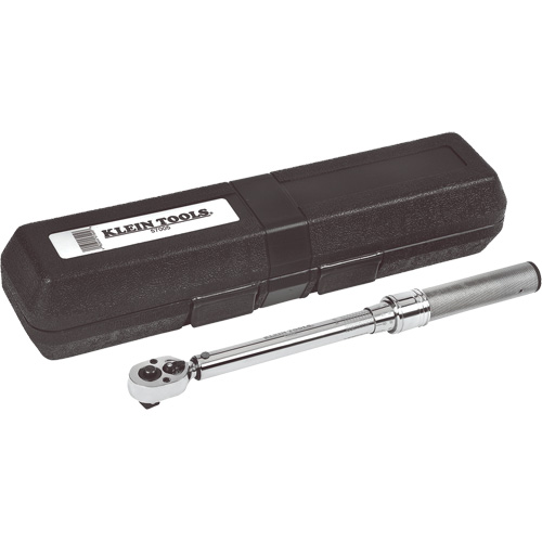 Torque Wrench, Click, 3/8" Square Drive, 3.4-28.3 Nm/30-250 in-lb NTL Industrial