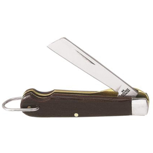Couteau de poche avec lame &agrave; chantourner, 2-1/4" lame, lame en Acier inoxydable, poign&eacute;e en Plastique NTL Industrial