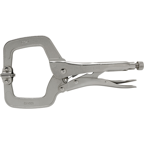 Locking Pliers, 11" Length, C-Clamp NTL Industrial
