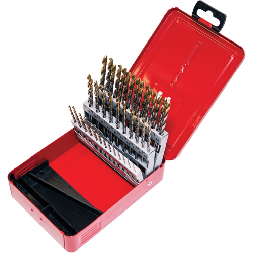 Jobber Drill Set, 60 Pieces, High Speed Steel NTL Industrial
