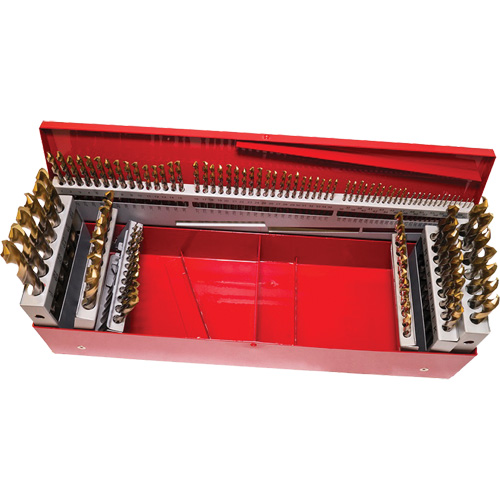 Jobber Drill Set, 115 Pieces, High Speed Steel NTL Industrial