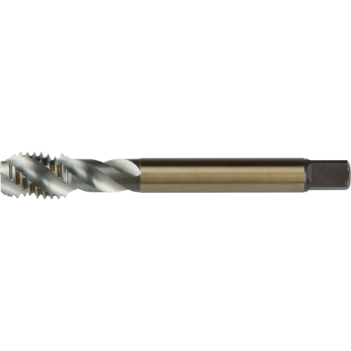 Taraud &agrave; cannelure en spirale 45°, Acier rapide au cobalt, Filet de M6x1, 66 mm l NTL Industrial