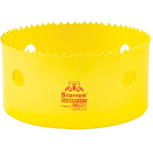 Scie &agrave; cloche bim&eacute;tal 4-1/2", 4-1/2", Profondeur de la coupe 2", Bim&eacute;tal NTL Industrial