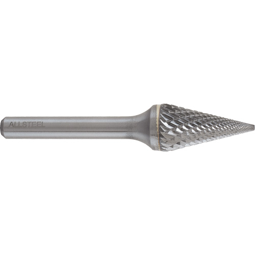 Fraise au carbure c&ocirc;nique AllSteel, SM-5, 1/2" dia., 1/4" Tige, 7/8" Prof. de la coupe NTL Industrial