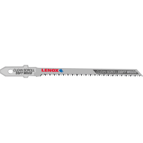 Clean-Cutting Jigsaw Blades, Bi-Metal, T-Shank, 3-1/2" L, 20 TPI NTL Industrial