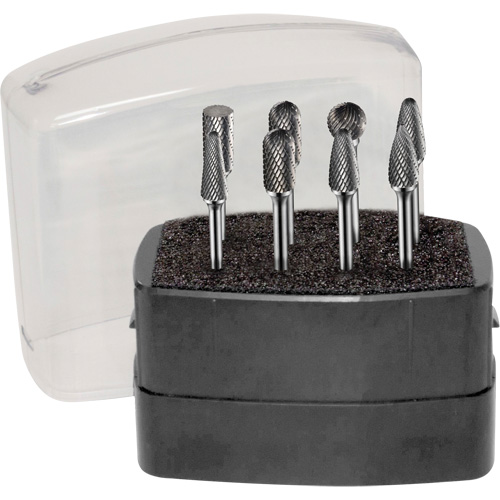 Double Cut Rotary Burr Set, 8 Pieces NTL Industrial