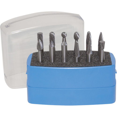 Aluminum Cut Rotary Burr Set, 8 Pieces NTL Industrial