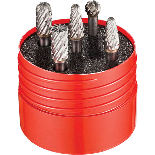 ST Cut Rotary Burr Set, 5 Pieces NTL Industrial