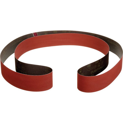 Cubitron II Sanding Belt, 6" W x 79" L, Ceramic, 80+ Grit NTL Industrial