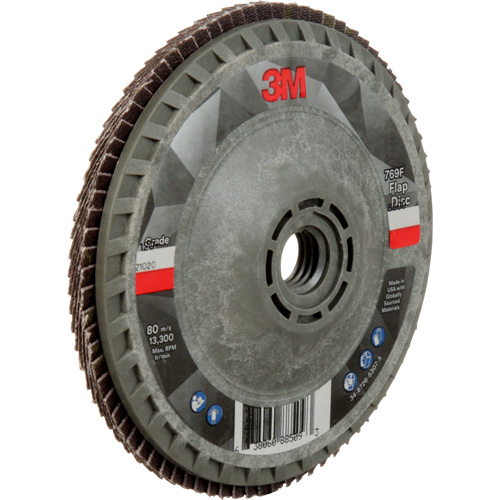 769F Quick Change Flap Disc, 4-1/2" x 5/8"-11, Type 27, 120+ Grit, Ceramic NTL Industrial