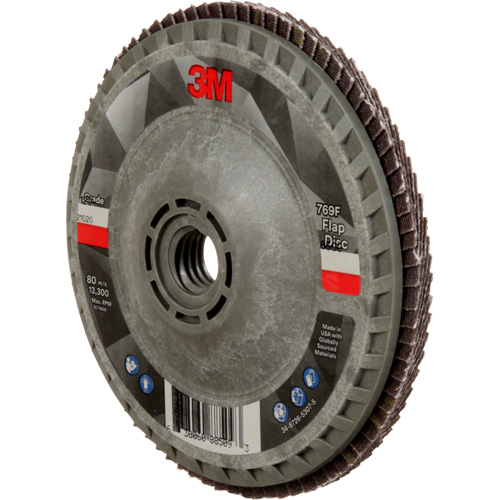 769F Quick Change Flap Disc, 4-1/2" x 5/8"-11, Type 27, 120+ Grit, Ceramic NTL Industrial