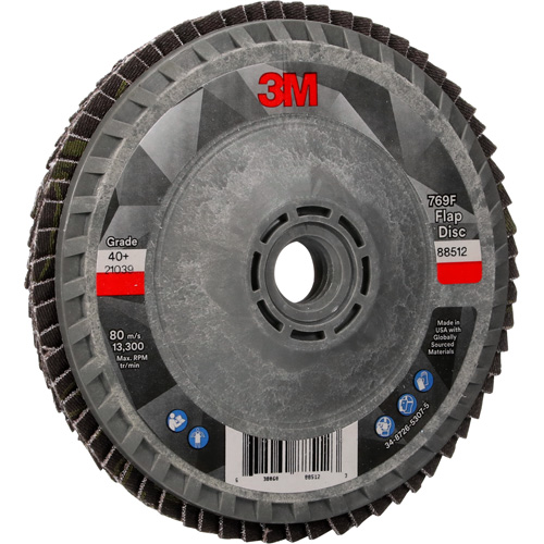 769F Quick Change Flap Disc, 4-1/2" x 5/8"-11, Type 27, 40+ Grit, Ceramic NTL Industrial