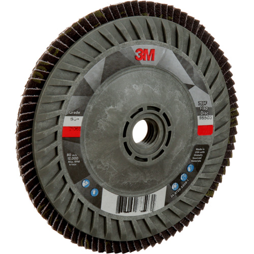 769F Quick Change Flap Disc, 5" x 5/8"-11, Type 27, 80+ Grit, Ceramic NTL Industrial