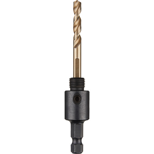 Hole Dozer Hole Saw Small Arbor with Cobalt Pilot Bit, 0" - 1-3/16", 1/4" Shank NTL Industrial