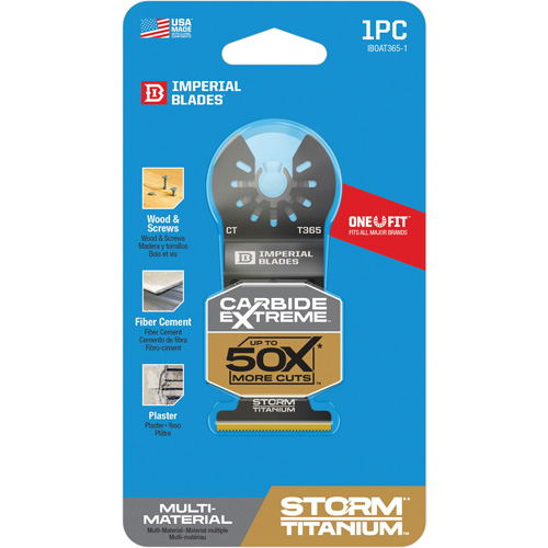 One Fit Carbide Extreme Storm Titanium Multi-Material Blade NTL Industrial