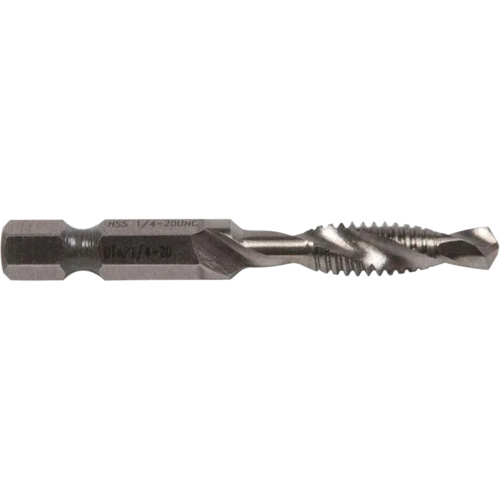Drill/Tap Bit, 1/4", High Speed Steel NTL Industrial