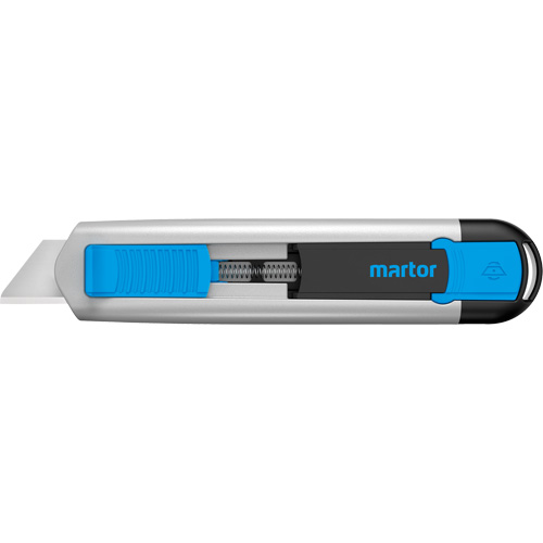 Secunorm 525 Retractable Safety Knife with Blunt Tip Blade, 18 mm, Aluminum Handle NTL Industrial