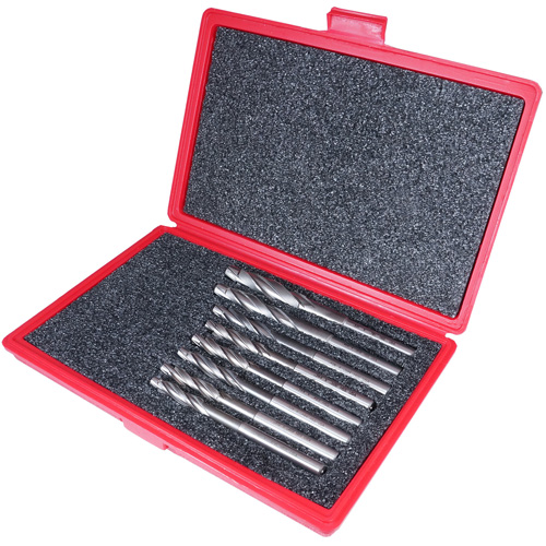 CLEVELAND 183-CSS-3 8-Piece Continuous Pilot Counterbore Set NTL Industrial