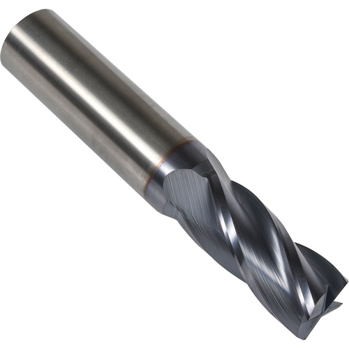 Fraise en bout carr&eacute;e 30° S234, 1/16" dia., 1-1/2" lo, 4 cannelures, 1/8" tige, Carbure NTL Industrial