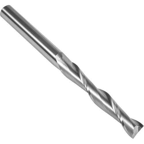 Fraise en bout carr&eacute;e extra longue 30° S111, 1/2" dia., 6" lo, 2 cannelures, 1/2" tige, Carbure NTL Industrial