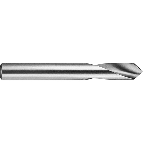 Spotting Drill, Bright, Short Length, 1/2", High Speed Steel, 120° Point NTL Industrial