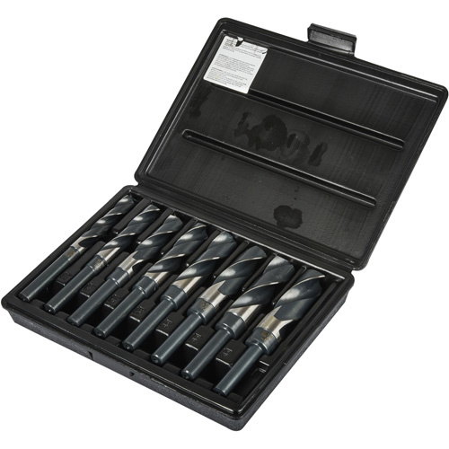 Reduced Shank Drill Bit Set, 8 Pieces, High Speed Steel NTL Industrial