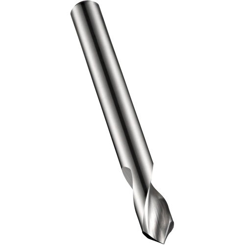 Spotting Drill, 10 mm, Carbide, 26 mm Flute, 90° Point NTL Industrial