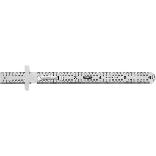 R&egrave;gle de pr&eacute;cision flexible de calibre industriel, 6" lo, Acier NTL Industrial