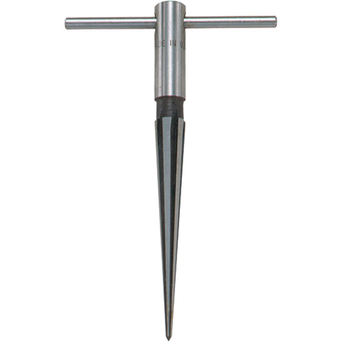 Al&eacute;soir avec manche en T, #130, Cannelure Droit, Acier, Tige Conique NTL Industrial