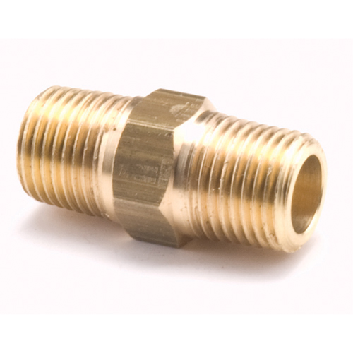 Hex Pipe Nipples, Brass, 3/4", Standard NTL Industrial
