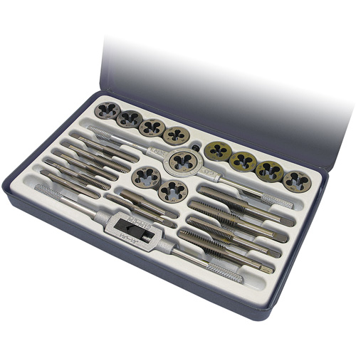 SAE Alloy Tap and Die Set, 24 Pieces NTL Industrial