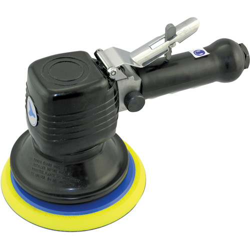 FS127A Dual-Action Sander, 6" Dia., 1/4" NPT Inlet, 10000 RPM NTL Industrial