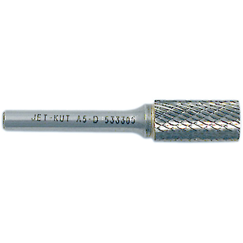 Fraise cylindrique JET-KUT, 1/4" Dia., 1/4" Tige, 5/8" Prof. de la coupe NTL Industrial