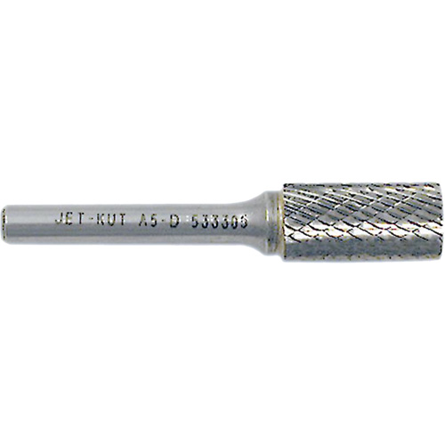 Fraise cylindrique, 5/8" Dia., 1/4" Tige, 1" Prof. de la coupe NTL Industrial