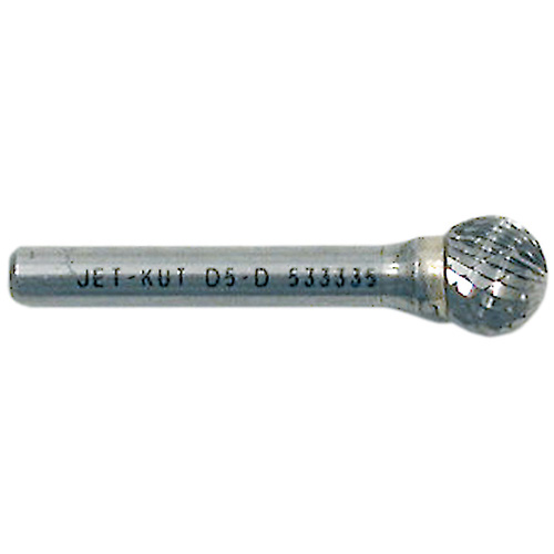 Fraise sph&eacute;rique Jet-Kut, 1/4" dia., 1/4" Tige, 7/32" Prof. de la coupe NTL Industrial