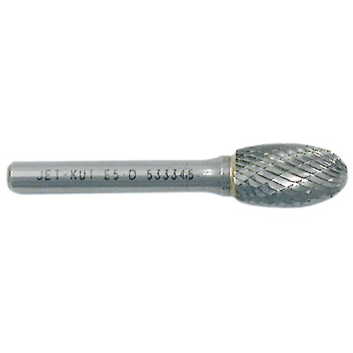 Fraise rotative de forme ovale, 1/2" dia., 1/4" Tige, 7/8" Prof. de la coupe NTL Industrial