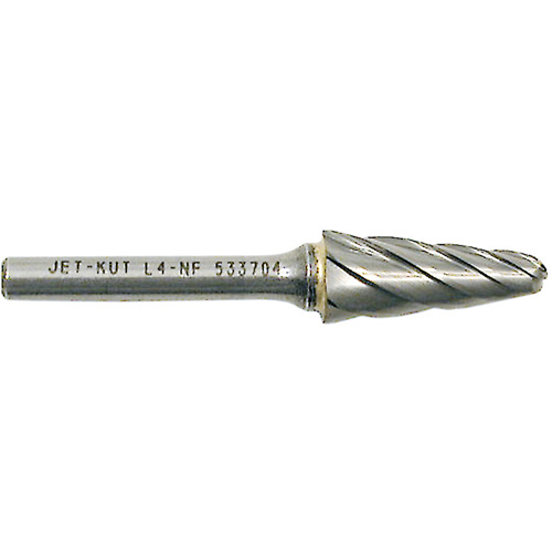 Fraise &agrave; bout conique L4-NF 1/4" pour aluminium/mat&eacute;riaux non ferreux, 1/2" dia. NTL Industrial