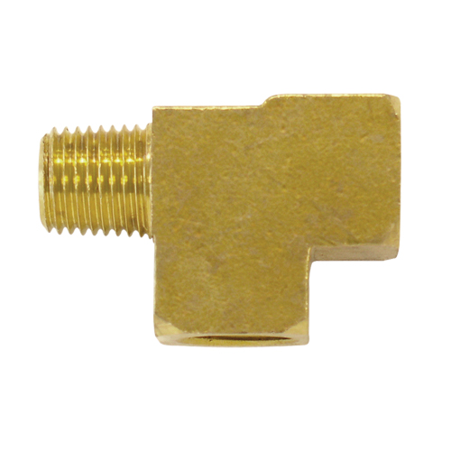 Extruded Street Tee, Brass NTL Industrial