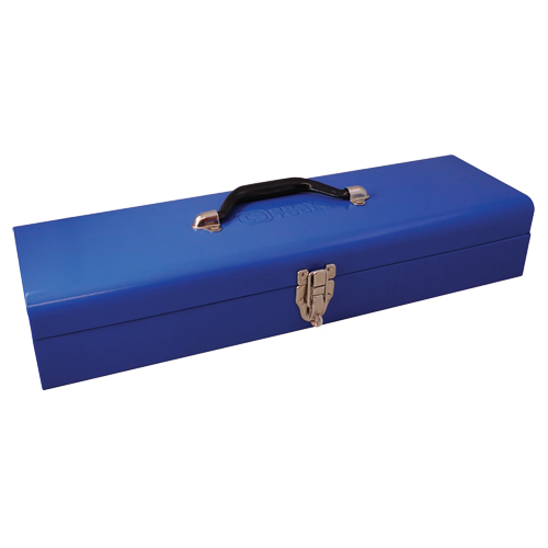 Low Profile Utility Tool Box, 20" D x 6-1/4" W x 5" H, Blue NTL Industrial