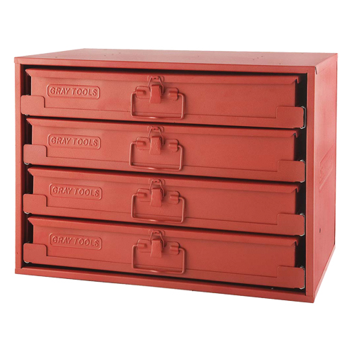 Compartment Rack With 4 Compartment Boxes, 4 Slots, 20-1/2" W x 12-1/2" D x 14-5/8" H, Red NTL Industrial