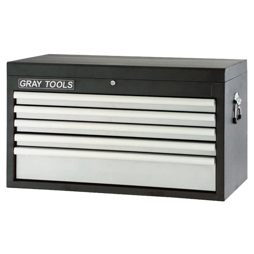 Top Chest - 5 Drawers, 33-1/2" W, 5 Drawers, Black NTL Industrial