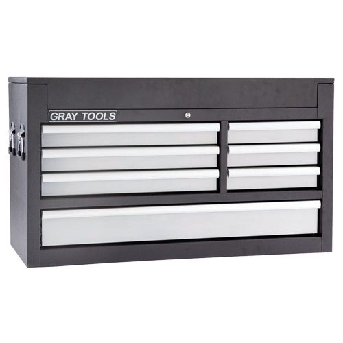 Top Chest - 7 Drawers, 41-1/2" W, 7 Drawers, Black NTL Industrial
