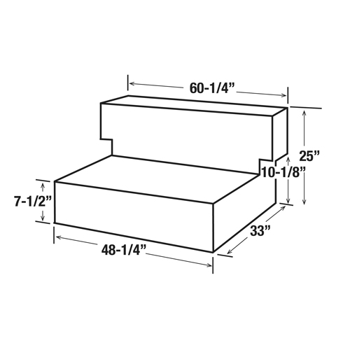 Steel Fuel Transfer Tank, Steel, 100 Gal. Capacity, Black NTL Industrial